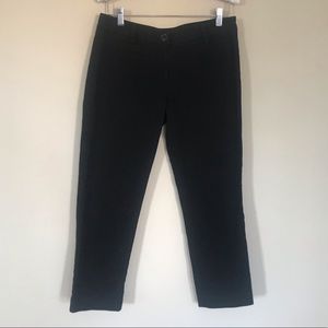 Cabi Size 6 Black Capri Pants Textured